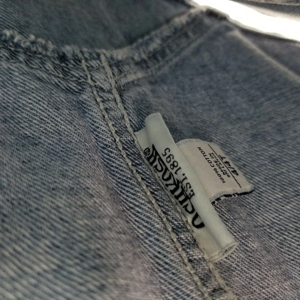 Oshkosh Girls Toddler Size 4T‎ Bib Overall Blue Denim Dress Adjustable Straps